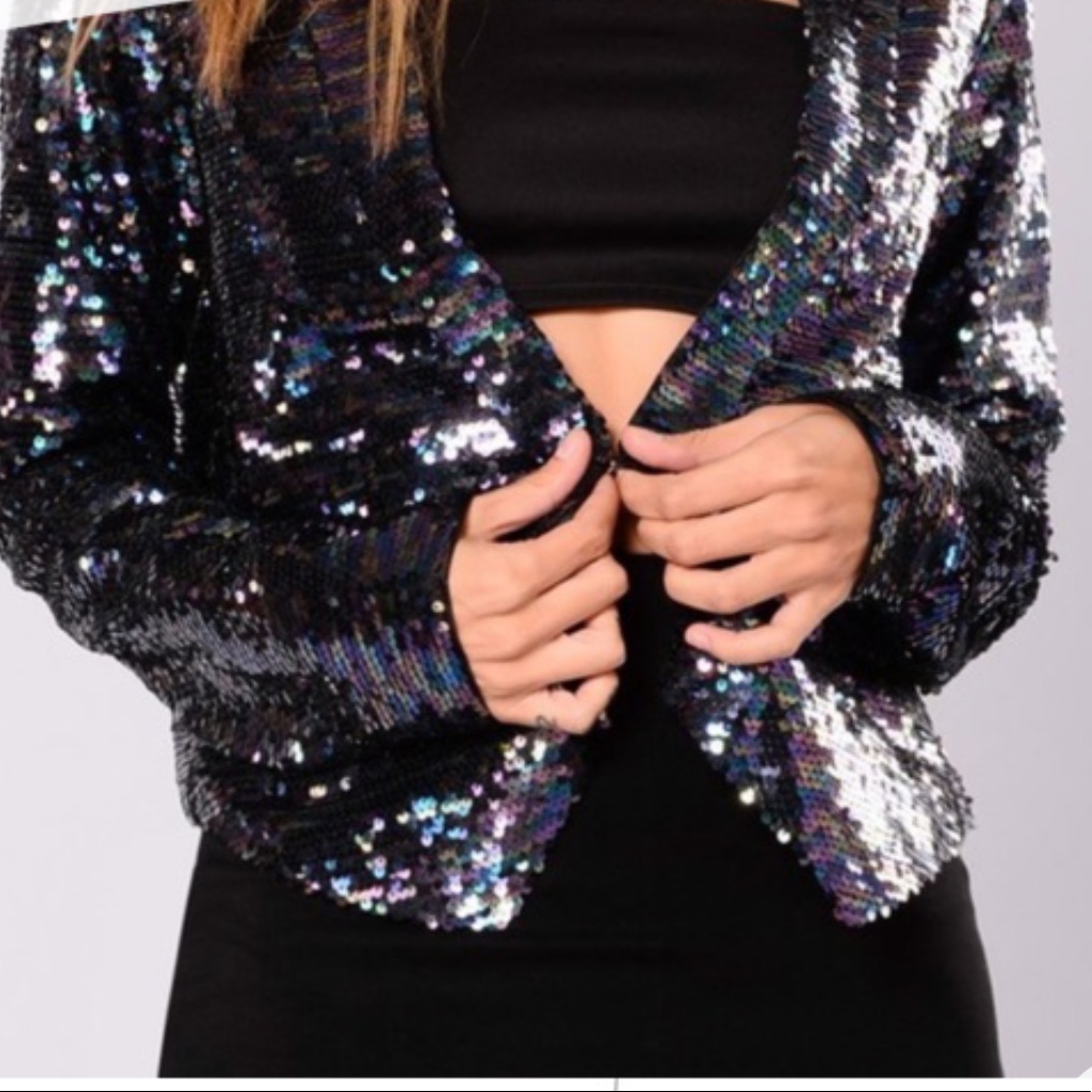 Nwt Sequin Jacket